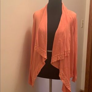 Cache’ orange sweater